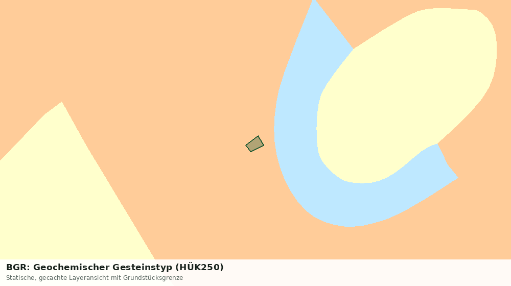 Statische Kartenansicht: BGR: Geochemischer Gesteinstyp (HÜK250)