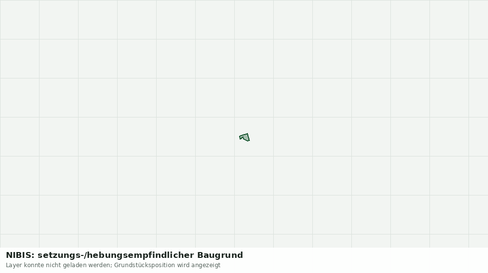 Statische Kartenansicht: NIBIS: setzungs-/hebungsempfindlicher Baugrund