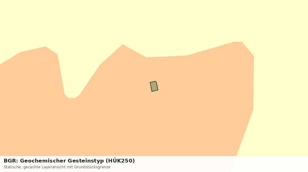 Statische Kartenansicht: BGR: Geochemischer Gesteinstyp (HÜK250)