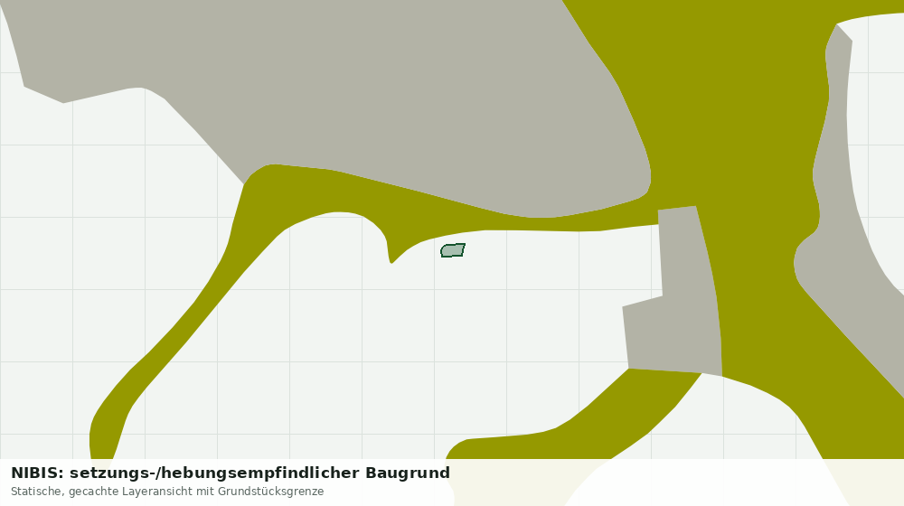 Statische Kartenansicht: NIBIS: setzungs-/hebungsempfindlicher Baugrund