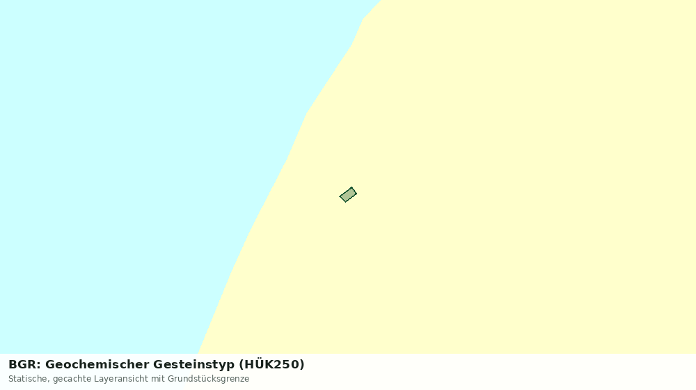 Statische Kartenansicht: BGR: Geochemischer Gesteinstyp (HÜK250)