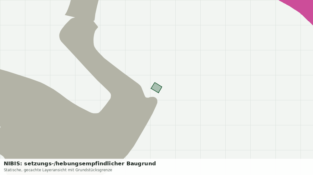 Statische Kartenansicht: NIBIS: setzungs-/hebungsempfindlicher Baugrund