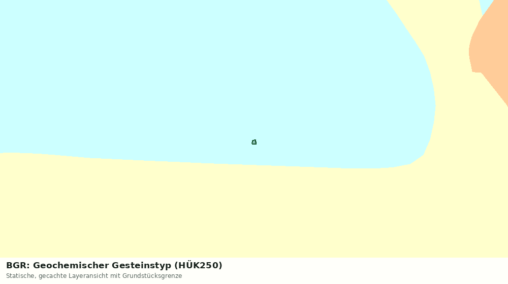 Statische Kartenansicht: BGR: Geochemischer Gesteinstyp (HÜK250)
