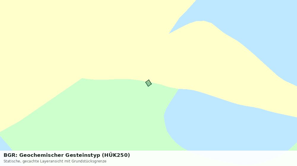 Statische Kartenansicht: BGR: Geochemischer Gesteinstyp (HÜK250)