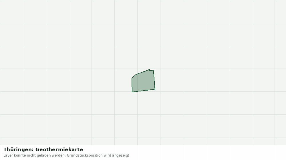 Statische Kartenansicht: Thüringen: Geothermiekarte