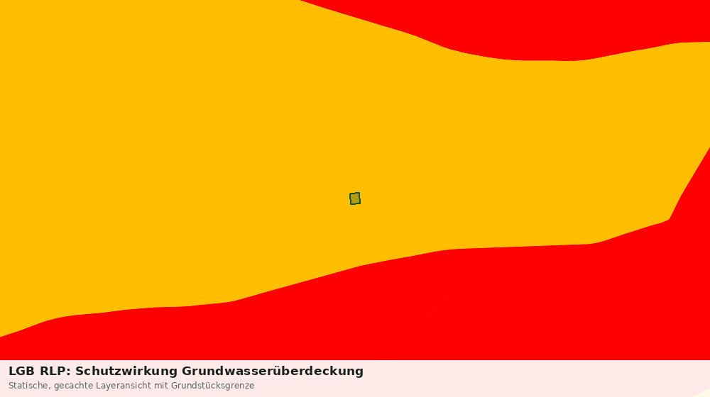 Statische Kartenansicht: LGB RLP: Schutzwirkung Grundwasserüberdeckung