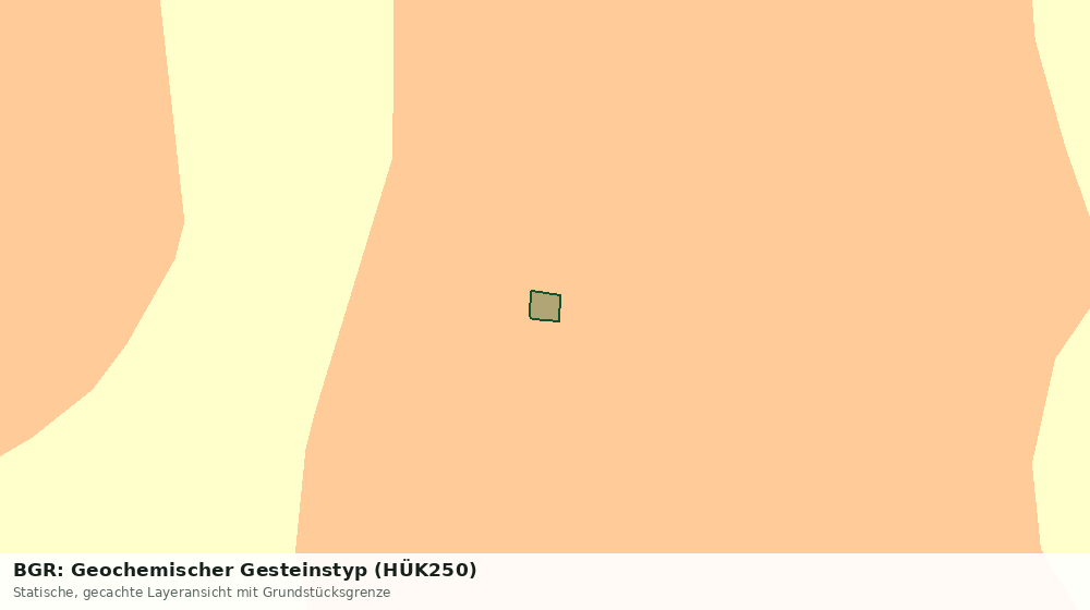 Statische Kartenansicht: BGR: Geochemischer Gesteinstyp (HÜK250)