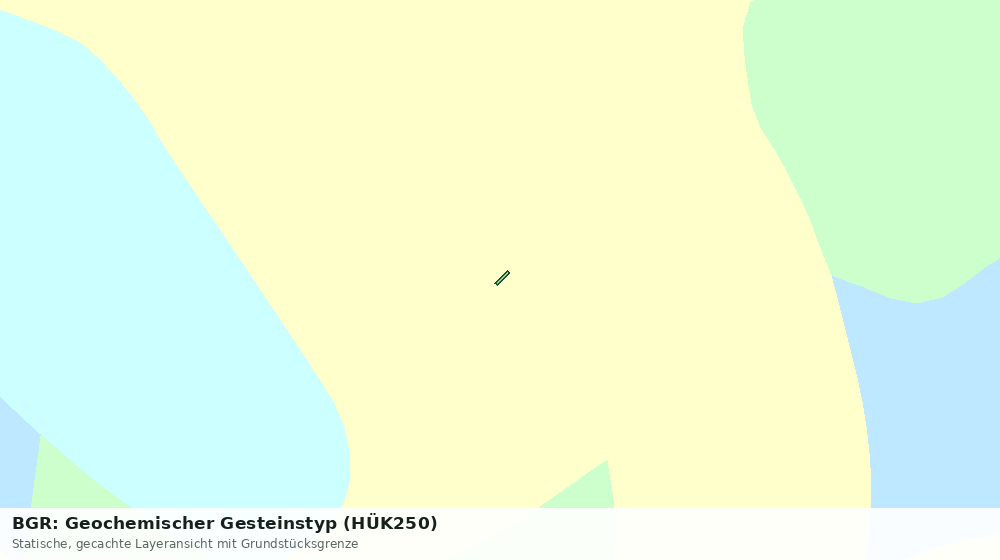 Statische Kartenansicht: BGR: Geochemischer Gesteinstyp (HÜK250)