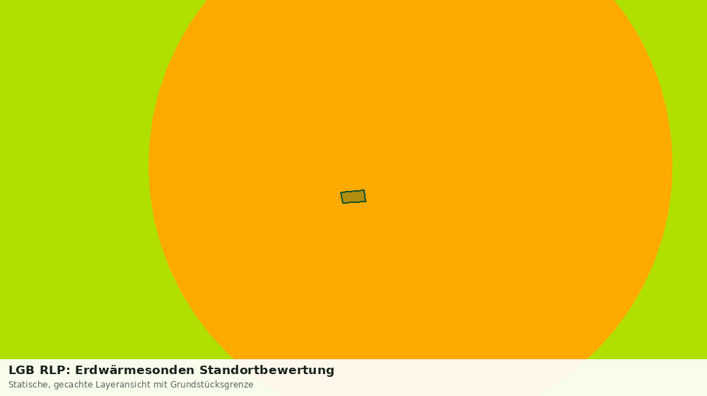 Statische Kartenansicht: LGB RLP: Erdwärmesonden Standortbewertung