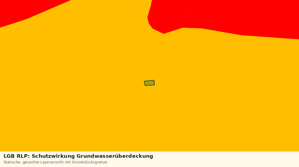 Statische Kartenansicht: LGB RLP: Schutzwirkung Grundwasserüberdeckung