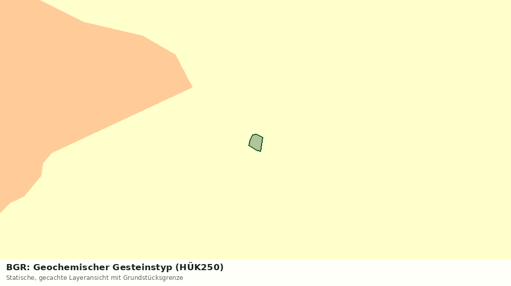 Statische Kartenansicht: BGR: Geochemischer Gesteinstyp (HÜK250)
