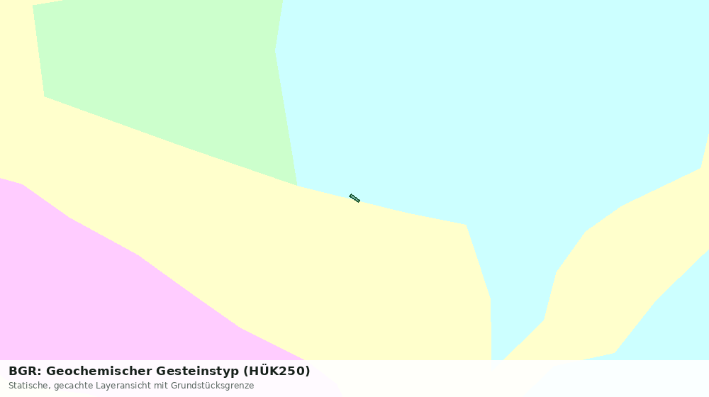 Statische Kartenansicht: BGR: Geochemischer Gesteinstyp (HÜK250)