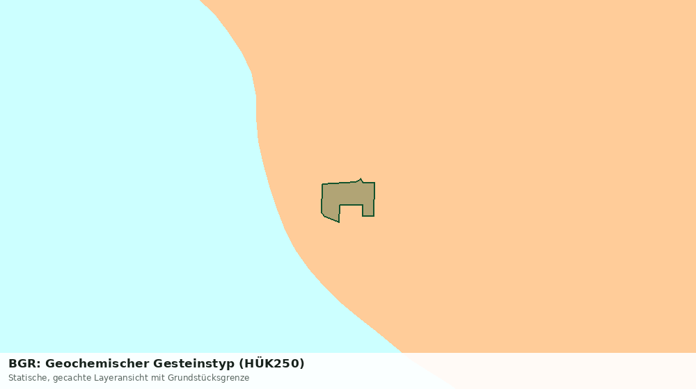 Statische Kartenansicht: BGR: Geochemischer Gesteinstyp (HÜK250)