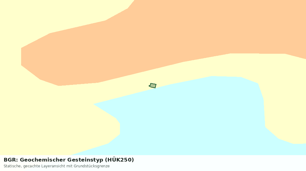 Statische Kartenansicht: BGR: Geochemischer Gesteinstyp (HÜK250)
