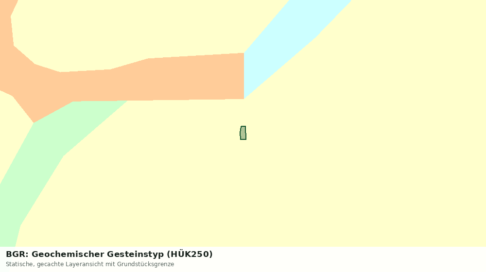 Statische Kartenansicht: BGR: Geochemischer Gesteinstyp (HÜK250)