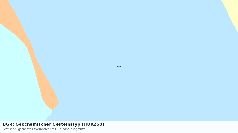 Statische Kartenansicht: BGR: Geochemischer Gesteinstyp (HÜK250)