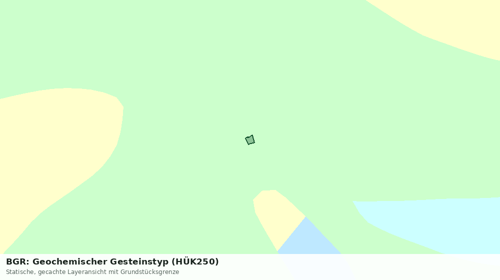 Statische Kartenansicht: BGR: Geochemischer Gesteinstyp (HÜK250)
