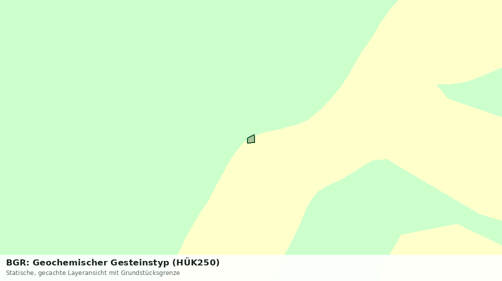 Statische Kartenansicht: BGR: Geochemischer Gesteinstyp (HÜK250)