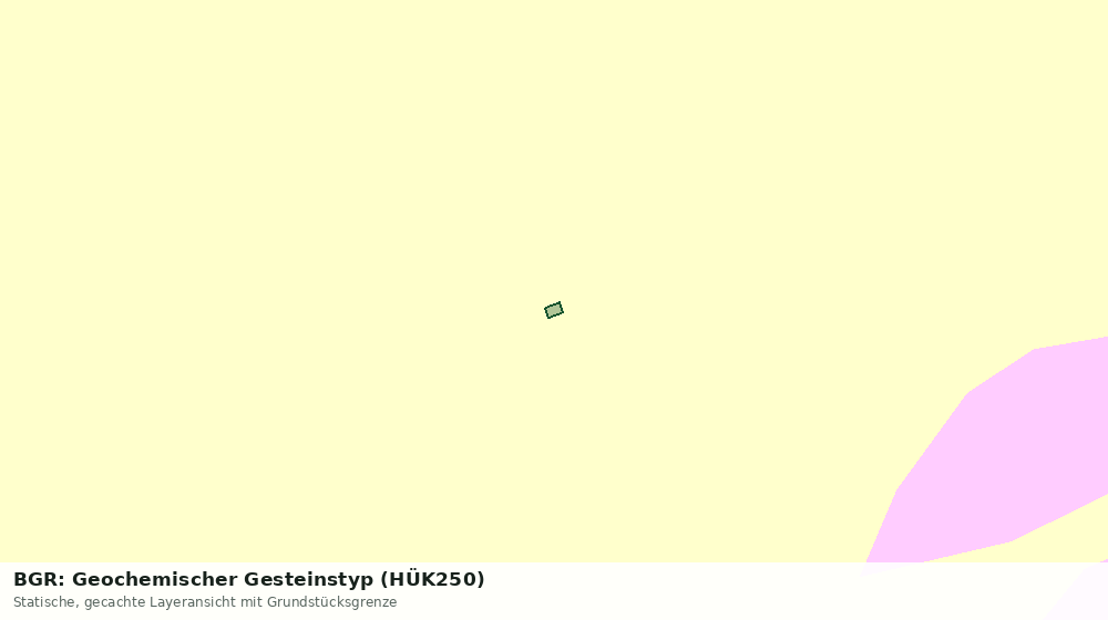 Statische Kartenansicht: BGR: Geochemischer Gesteinstyp (HÜK250)