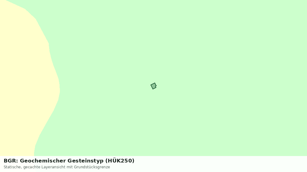 Statische Kartenansicht: BGR: Geochemischer Gesteinstyp (HÜK250)
