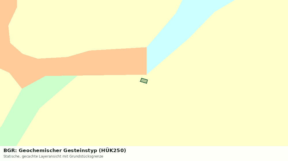 Statische Kartenansicht: BGR: Geochemischer Gesteinstyp (HÜK250)