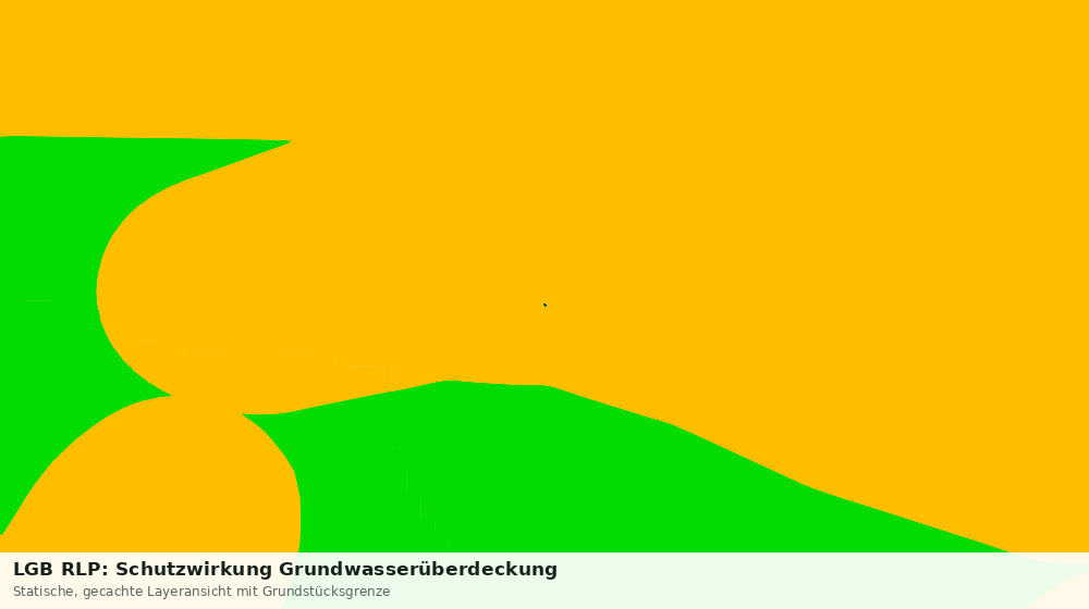 Statische Kartenansicht: LGB RLP: Schutzwirkung Grundwasserüberdeckung