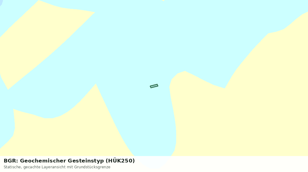Statische Kartenansicht: BGR: Geochemischer Gesteinstyp (HÜK250)