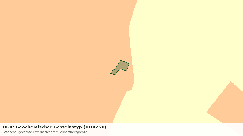 Statische Kartenansicht: BGR: Geochemischer Gesteinstyp (HÜK250)