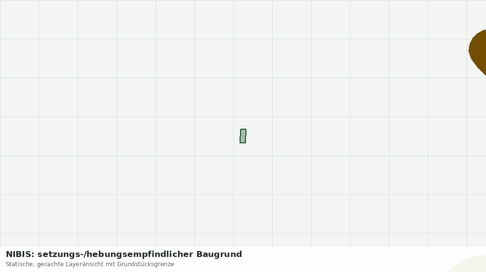 Statische Kartenansicht: NIBIS: setzungs-/hebungsempfindlicher Baugrund