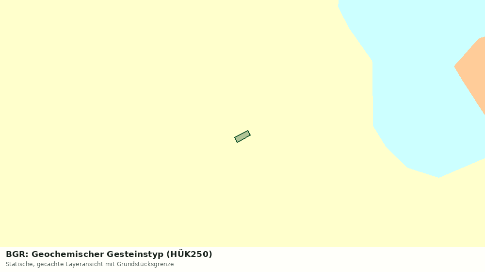 Statische Kartenansicht: BGR: Geochemischer Gesteinstyp (HÜK250)