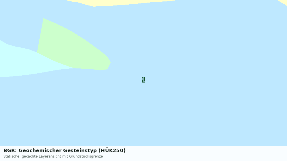 Statische Kartenansicht: BGR: Geochemischer Gesteinstyp (HÜK250)