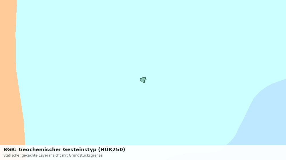 Statische Kartenansicht: BGR: Geochemischer Gesteinstyp (HÜK250)