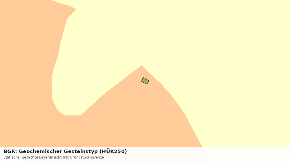 Statische Kartenansicht: BGR: Geochemischer Gesteinstyp (HÜK250)