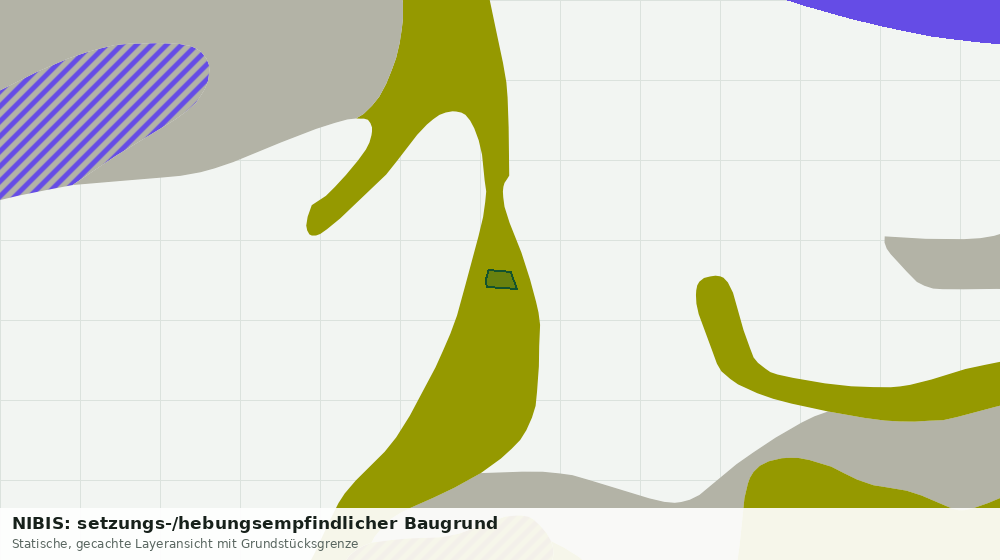 Statische Kartenansicht: NIBIS: setzungs-/hebungsempfindlicher Baugrund
