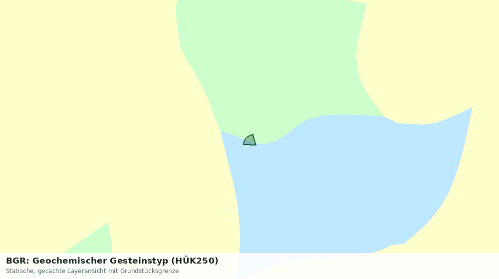 Statische Kartenansicht: BGR: Geochemischer Gesteinstyp (HÜK250)