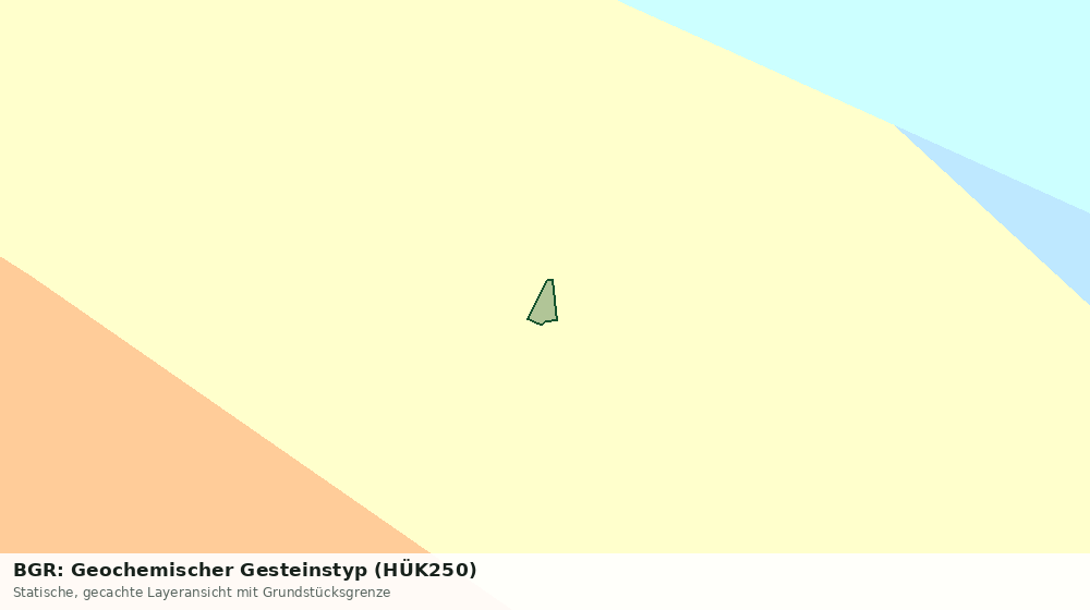 Statische Kartenansicht: BGR: Geochemischer Gesteinstyp (HÜK250)