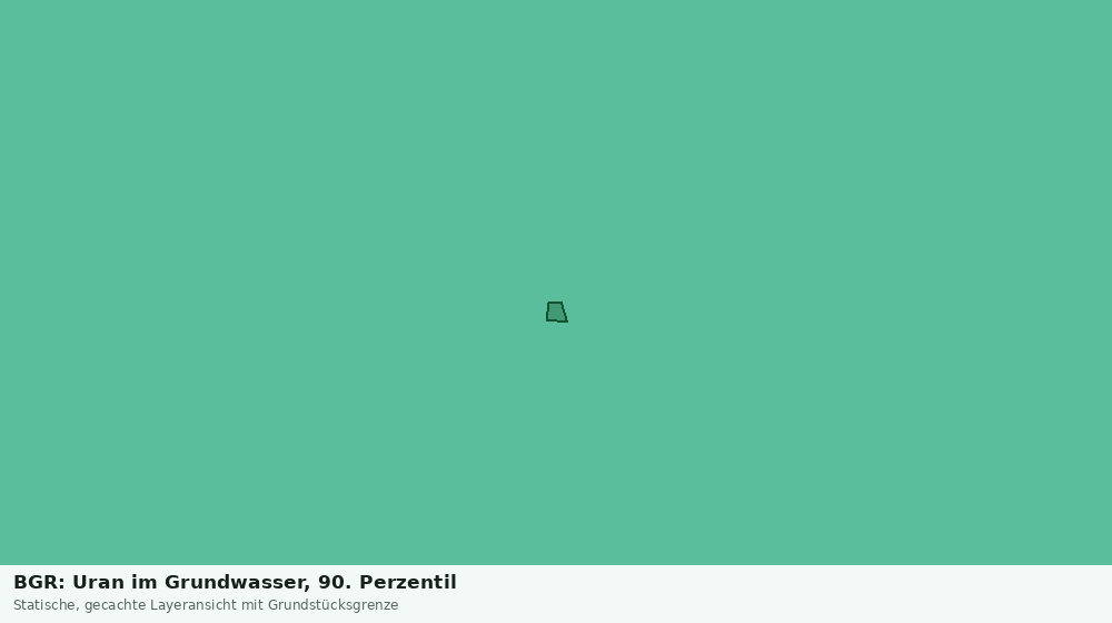 Statische Kartenansicht: BGR: Uran im Grundwasser, 90. Perzentil