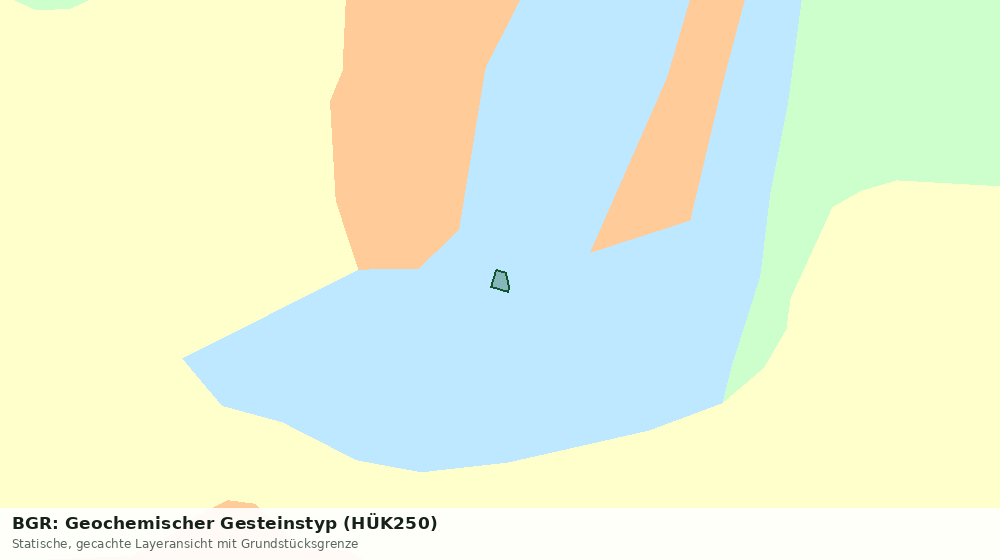 Statische Kartenansicht: BGR: Geochemischer Gesteinstyp (HÜK250)