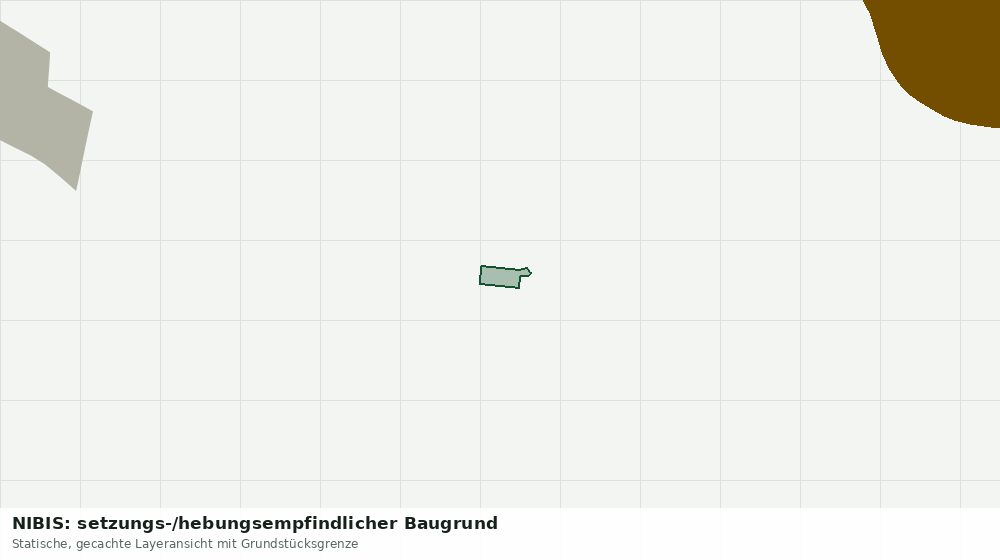 Statische Kartenansicht: NIBIS: setzungs-/hebungsempfindlicher Baugrund