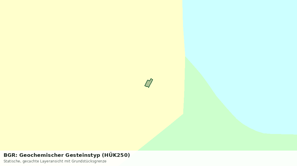 Statische Kartenansicht: BGR: Geochemischer Gesteinstyp (HÜK250)