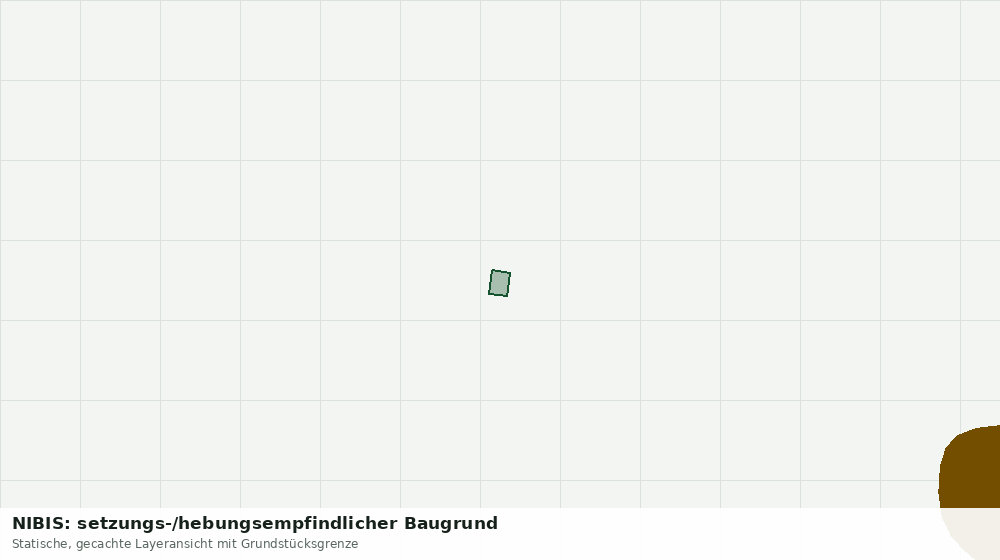 Statische Kartenansicht: NIBIS: setzungs-/hebungsempfindlicher Baugrund
