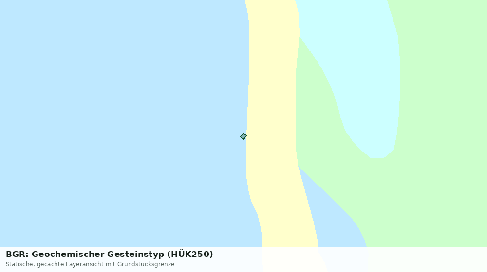 Statische Kartenansicht: BGR: Geochemischer Gesteinstyp (HÜK250)