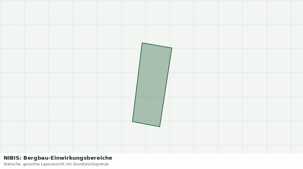 Statische Kartenansicht: NIBIS: Bergbau-Einwirkungsbereiche