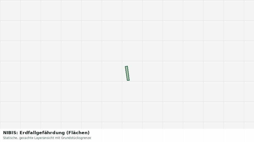 Statische Kartenansicht: NIBIS: Erdfallgefährdung (Flächen)