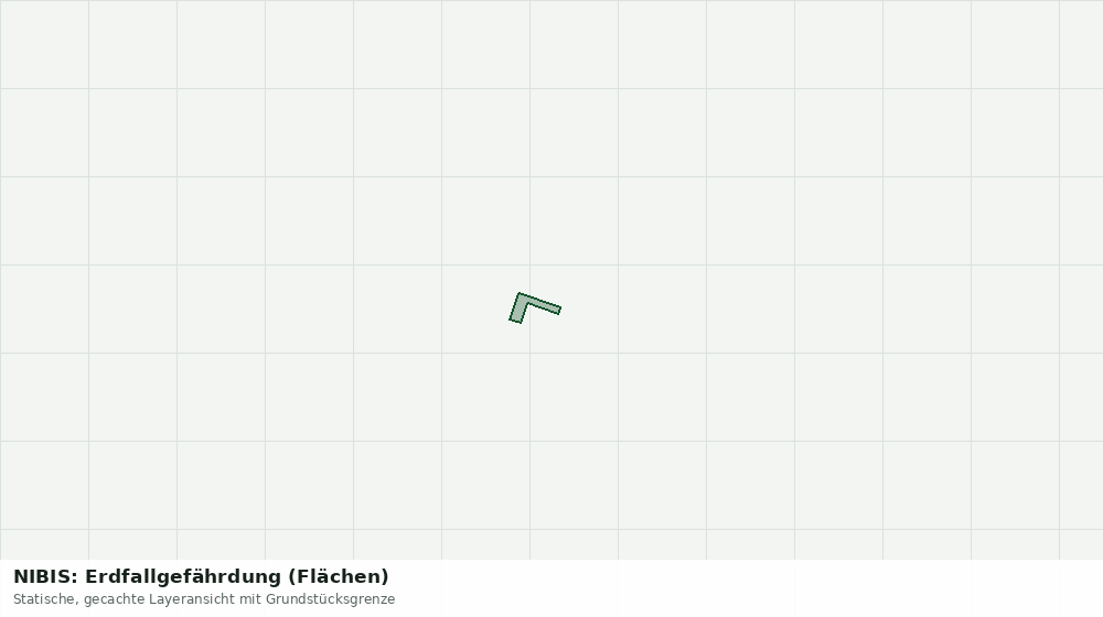 Statische Kartenansicht: NIBIS: Erdfallgefährdung (Flächen)