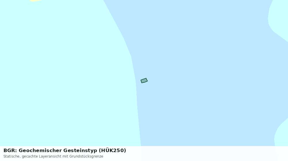 Statische Kartenansicht: BGR: Geochemischer Gesteinstyp (HÜK250)