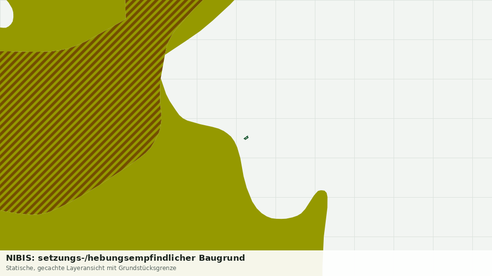 Statische Kartenansicht: NIBIS: setzungs-/hebungsempfindlicher Baugrund