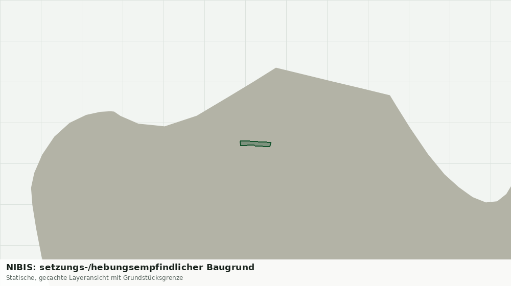 Statische Kartenansicht: NIBIS: setzungs-/hebungsempfindlicher Baugrund