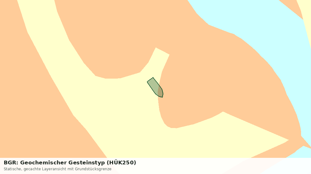 Statische Kartenansicht: BGR: Geochemischer Gesteinstyp (HÜK250)