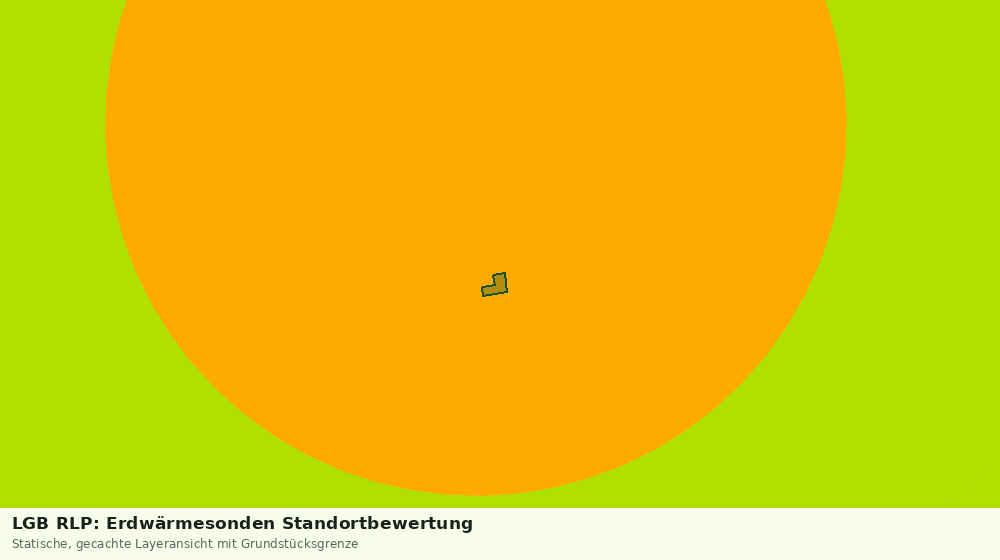 Statische Kartenansicht: LGB RLP: Erdwärmesonden Standortbewertung
